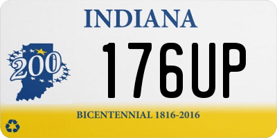 IN license plate 176UP
