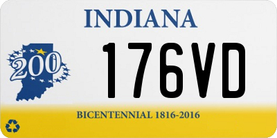 IN license plate 176VD