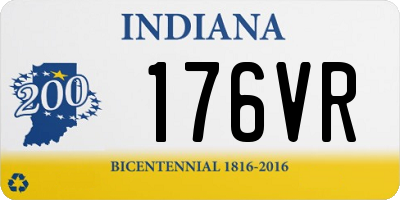IN license plate 176VR