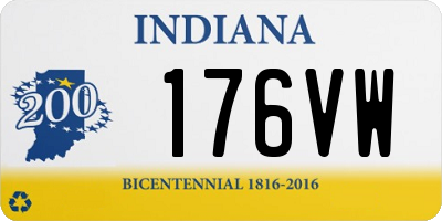 IN license plate 176VW