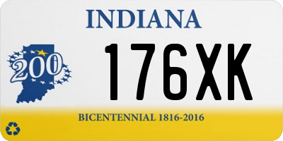 IN license plate 176XK