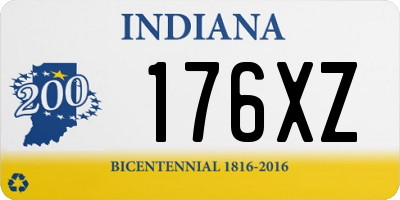 IN license plate 176XZ