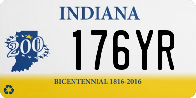 IN license plate 176YR