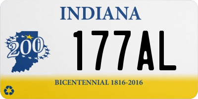 IN license plate 177AL