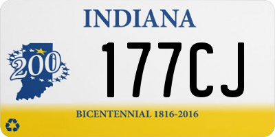 IN license plate 177CJ