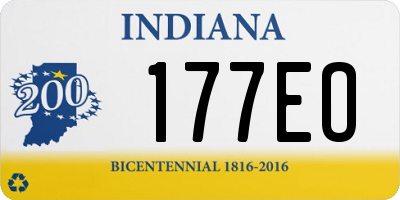 IN license plate 177EO