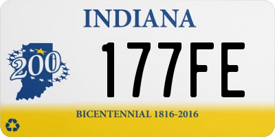 IN license plate 177FE