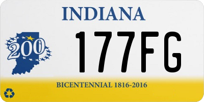 IN license plate 177FG