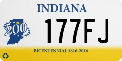 IN license plate 177FJ