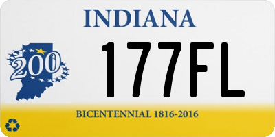 IN license plate 177FL