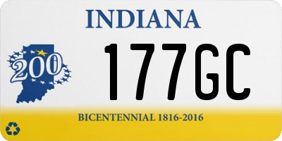 IN license plate 177GC