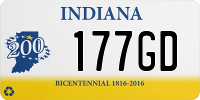 IN license plate 177GD