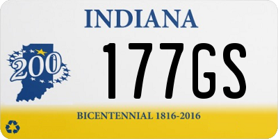 IN license plate 177GS