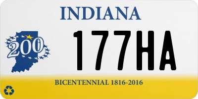 IN license plate 177HA