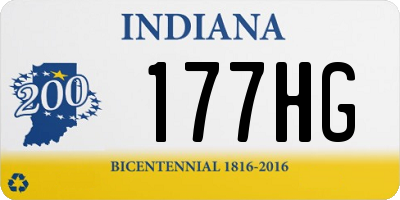 IN license plate 177HG