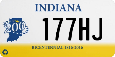 IN license plate 177HJ