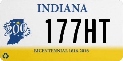 IN license plate 177HT