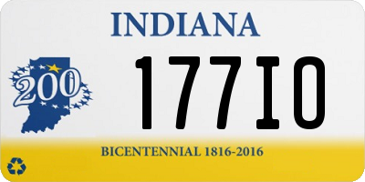 IN license plate 177IO