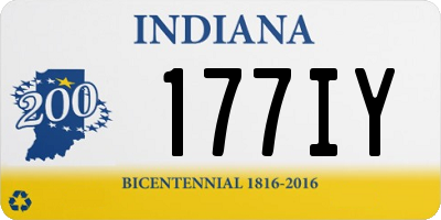 IN license plate 177IY