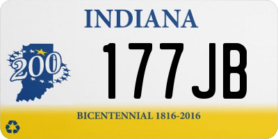 IN license plate 177JB