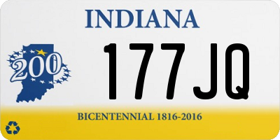 IN license plate 177JQ