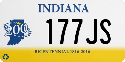 IN license plate 177JS