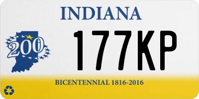 IN license plate 177KP