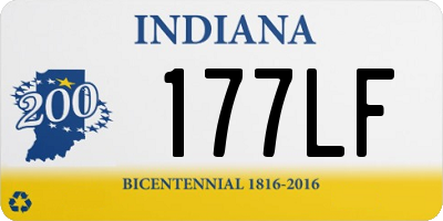 IN license plate 177LF