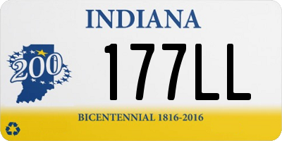 IN license plate 177LL