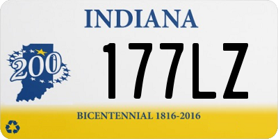 IN license plate 177LZ