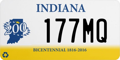 IN license plate 177MQ