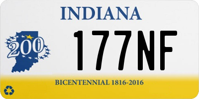 IN license plate 177NF