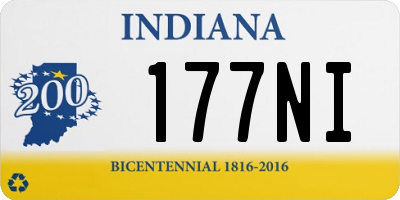 IN license plate 177NI