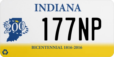 IN license plate 177NP