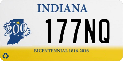 IN license plate 177NQ