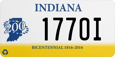 IN license plate 177OI