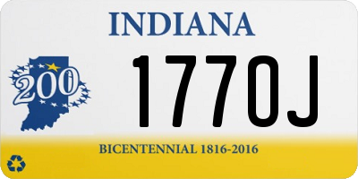 IN license plate 177OJ