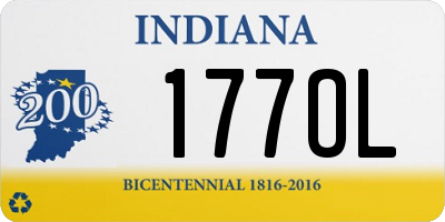 IN license plate 177OL