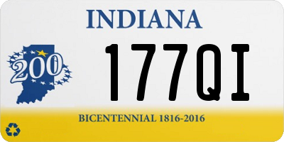 IN license plate 177QI