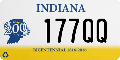 IN license plate 177QQ