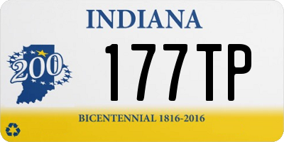 IN license plate 177TP