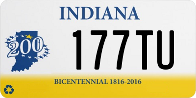 IN license plate 177TU