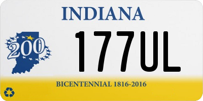 IN license plate 177UL