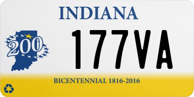 IN license plate 177VA