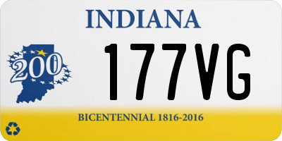 IN license plate 177VG