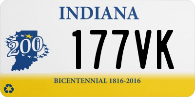 IN license plate 177VK