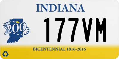 IN license plate 177VM