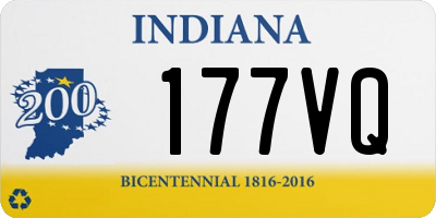 IN license plate 177VQ