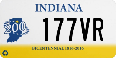 IN license plate 177VR
