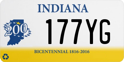 IN license plate 177YG